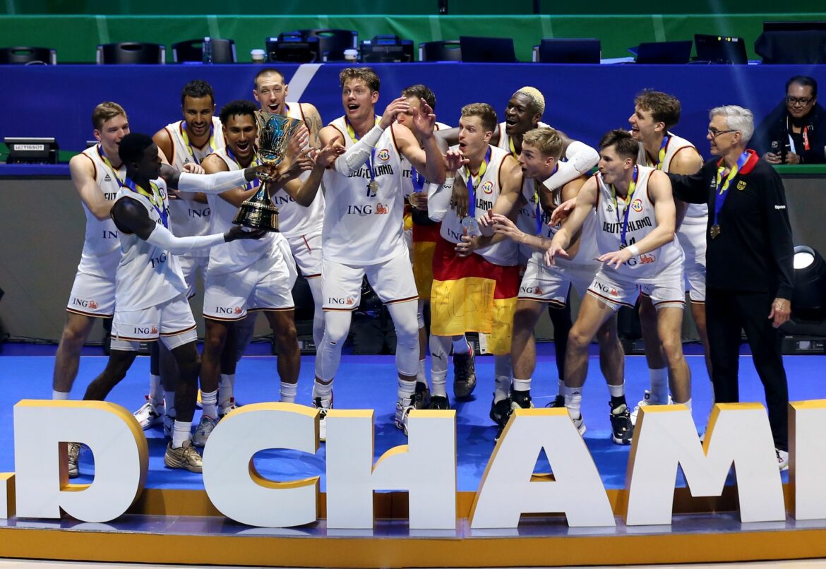 «Sportler mit Herz»: Deutsche Basketball-Weltmeister geehrt