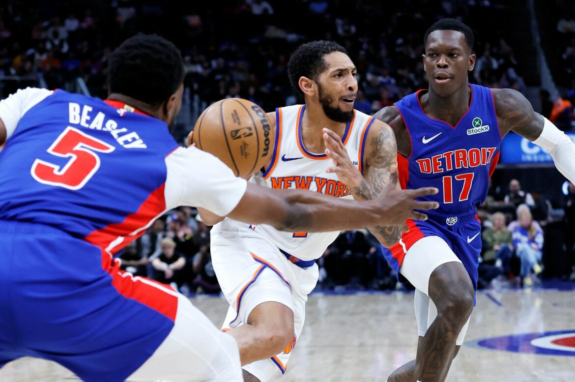 Schröder trifft zur rechten Zeit: Pistons bezwingen Knicks